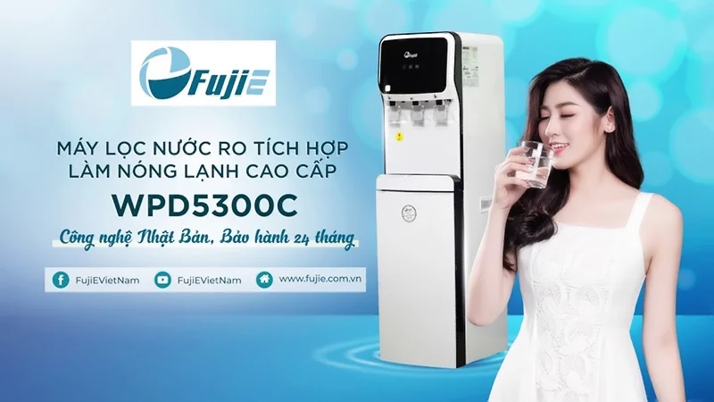 Máy lọc nước RO Fujie WPD5300C nóng lạnh