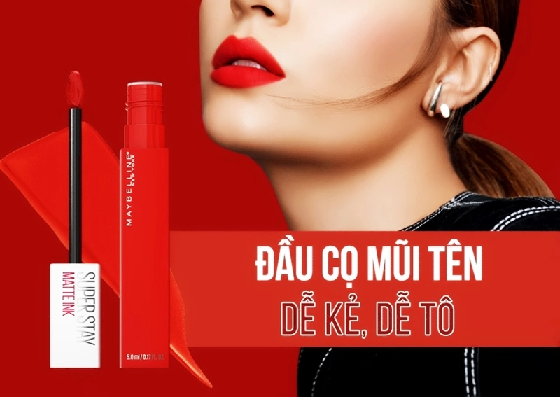 Son môi Maybelline – cho đôi môi căng mọng