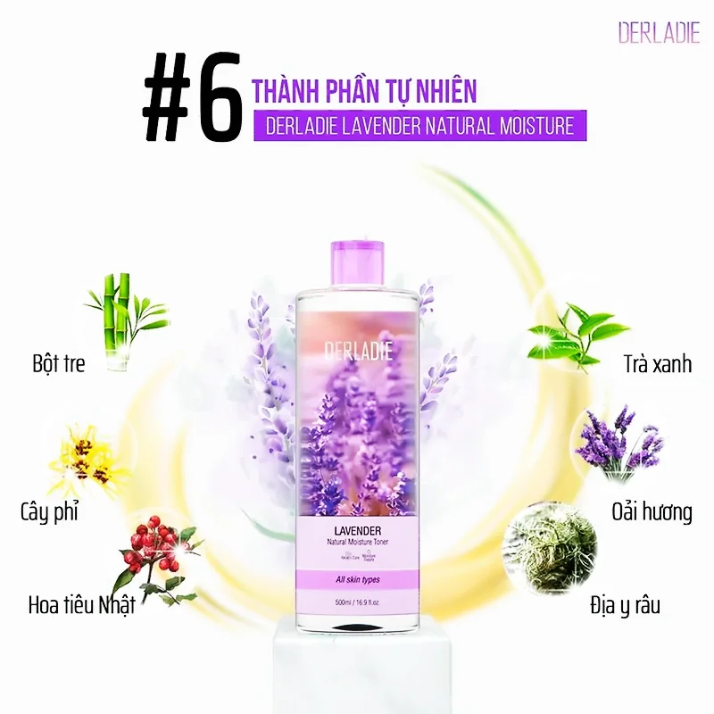 Toner Derladie Lavender Natural Moisture