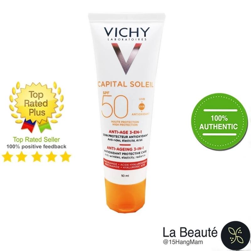 Vichy SPF50+ Capital Soleil Mattifying 3-in-1