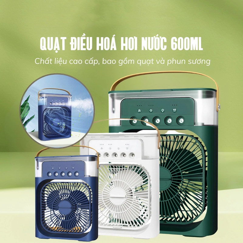 Hướng dẫn sử dụng quạt điều hòa mini phun sương cao cấp