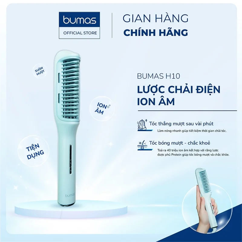 Lược điện ion âm BUMAS H10