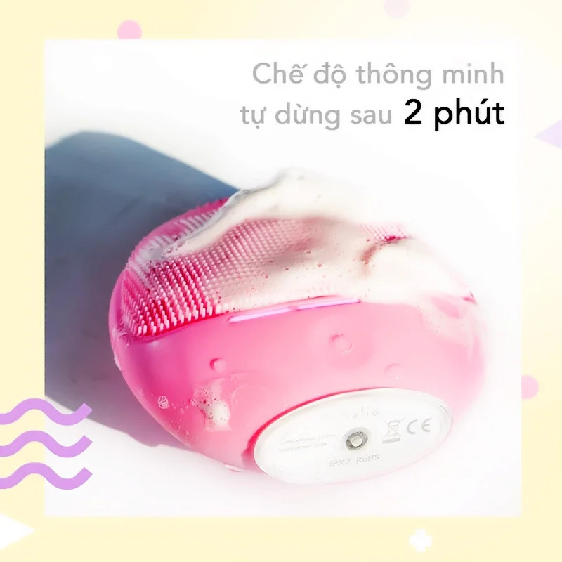 Máy rửa mặt Halio Facial Cleansing & Massaging