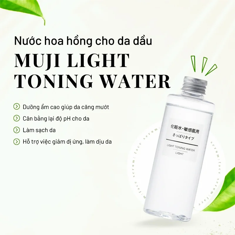 Toner Muji Light Toning Water