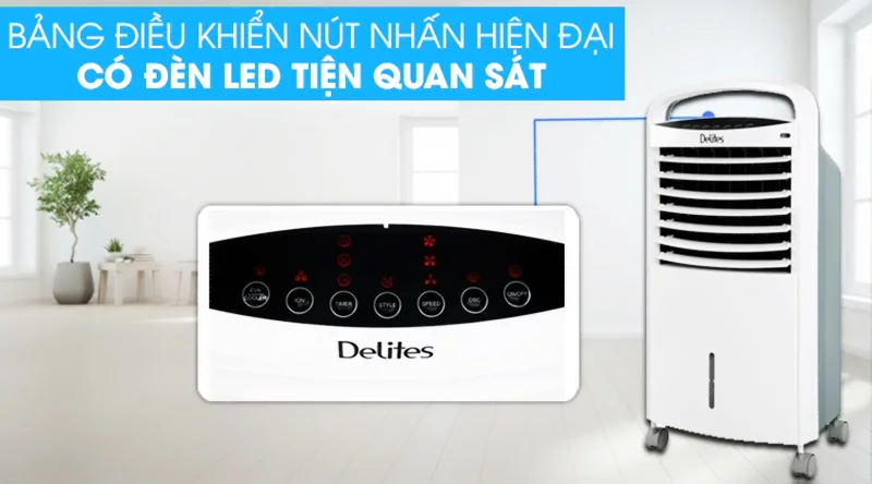 Quạt điều hòa hơi nước Delites DEL-AC07DR