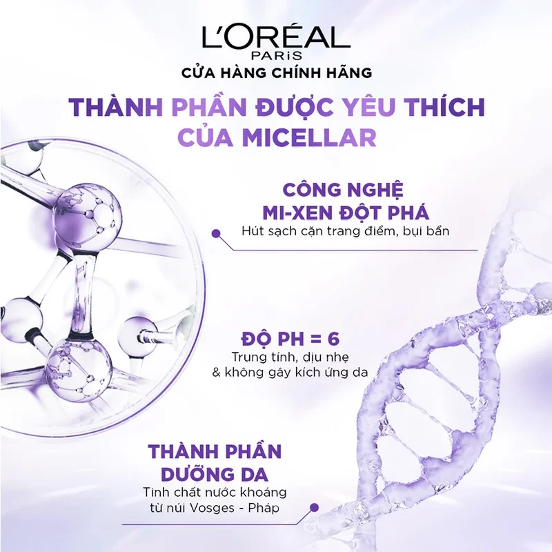 Thành phần của L’Oreal Paris Micellar Water