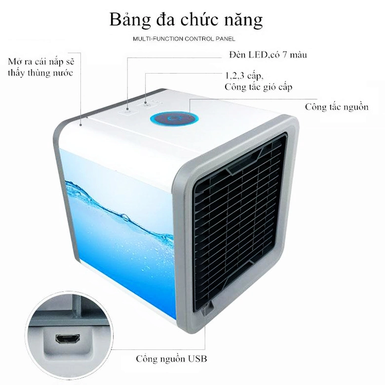 Thông số kỹ thuật Arctic Air Cooler quạt điều hòa mini hơi nước